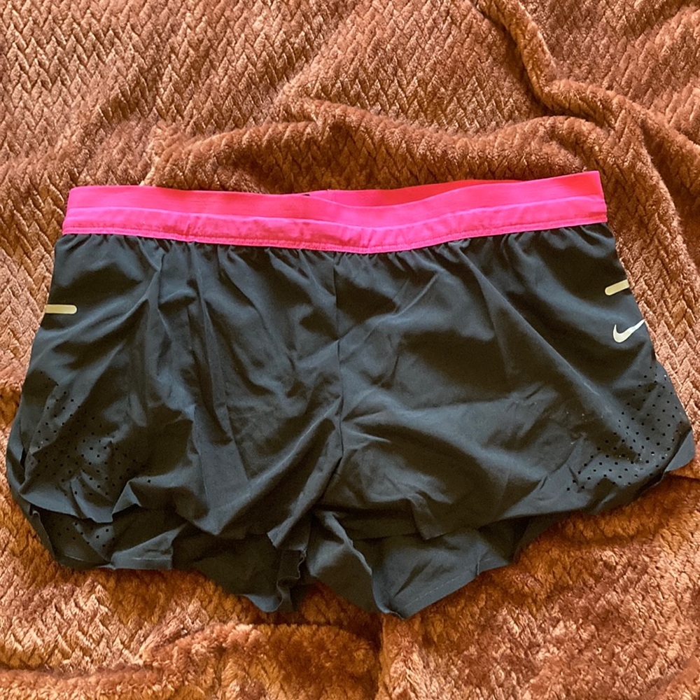 Nike charcoal grey running shorts size M